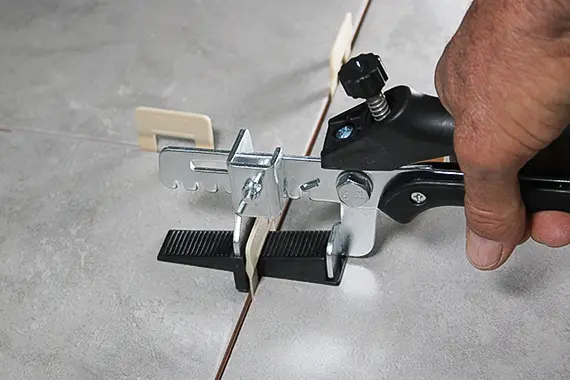 next lever tile leveling system applied