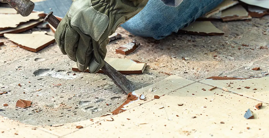 Next Level Ceramic Tile Flooring Removal